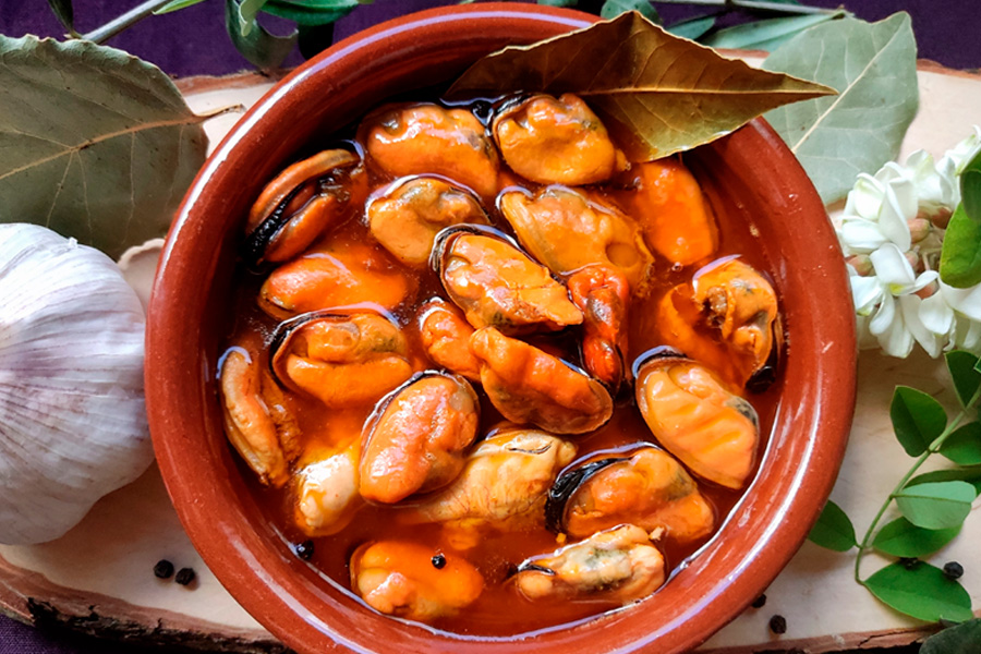 Planto de Mejillones en escabeche