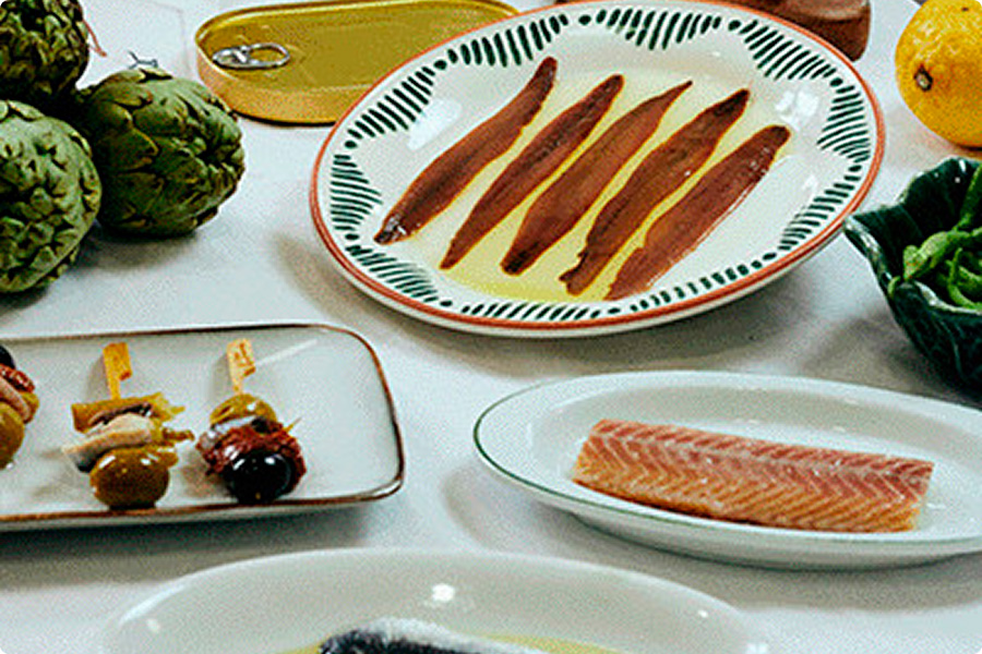 Productos del mar casa Santoña emplatados