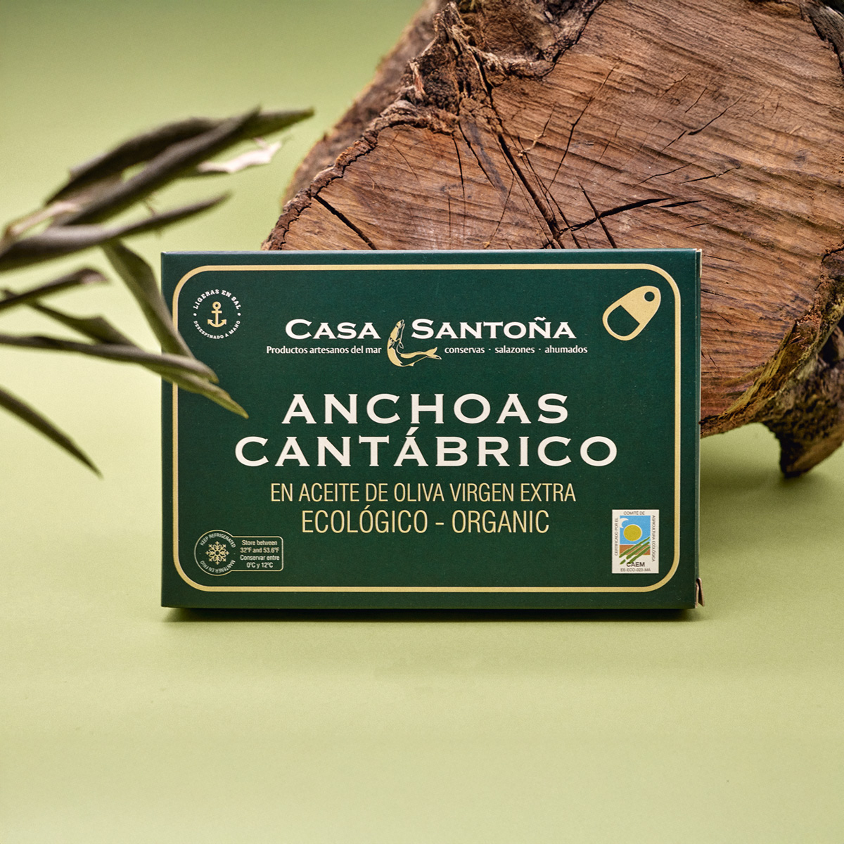 Anchoa en aceite Ecológico - Lata Hansa