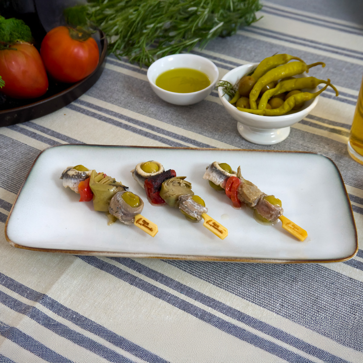 Pincho braseado - Pandereta